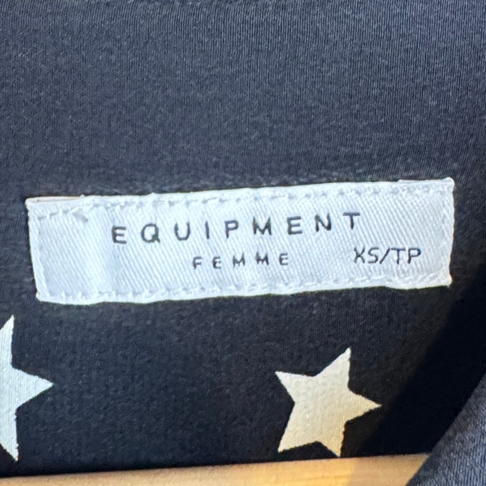 'Equipment ‘Starry Night' Silk Shirt - Picture 2 of 13